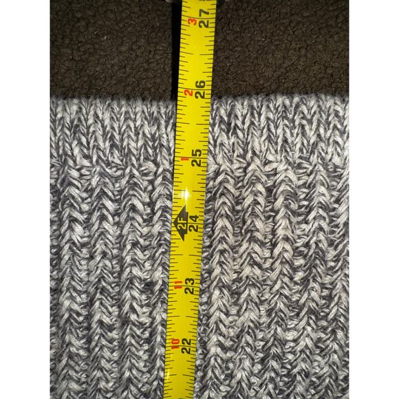 Abercrombie & Fitch 1892 Adirondack Trail Chunky Sweater Men's Medium Grays Y2K - Picture 8 of 8